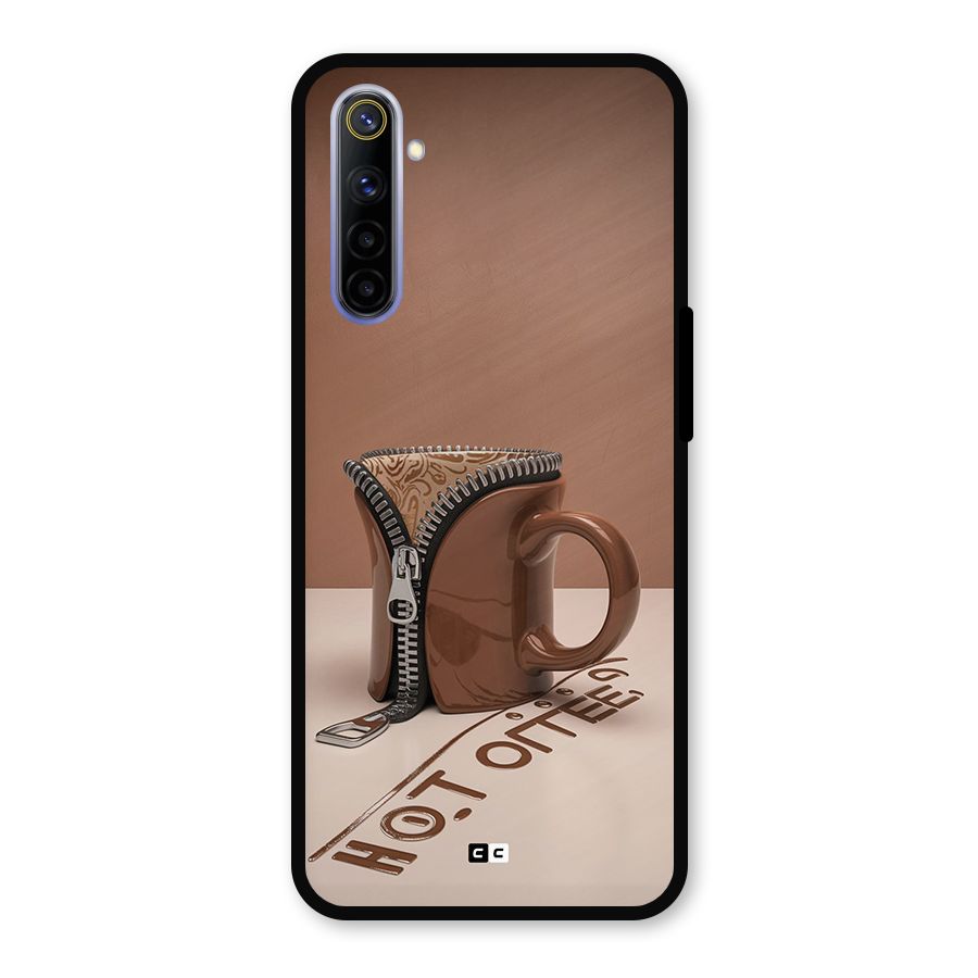 Hot Coffee Metal Back Case for Realme 6i