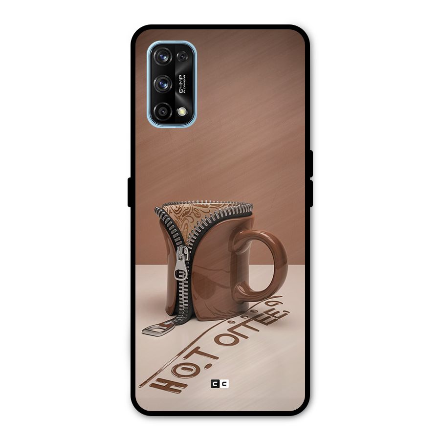 Hot Coffee Metal Back Case for Realme 7 Pro