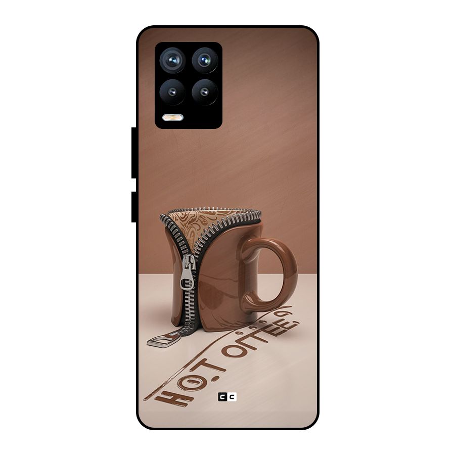 Hot Coffee Metal Back Case for Realme 8