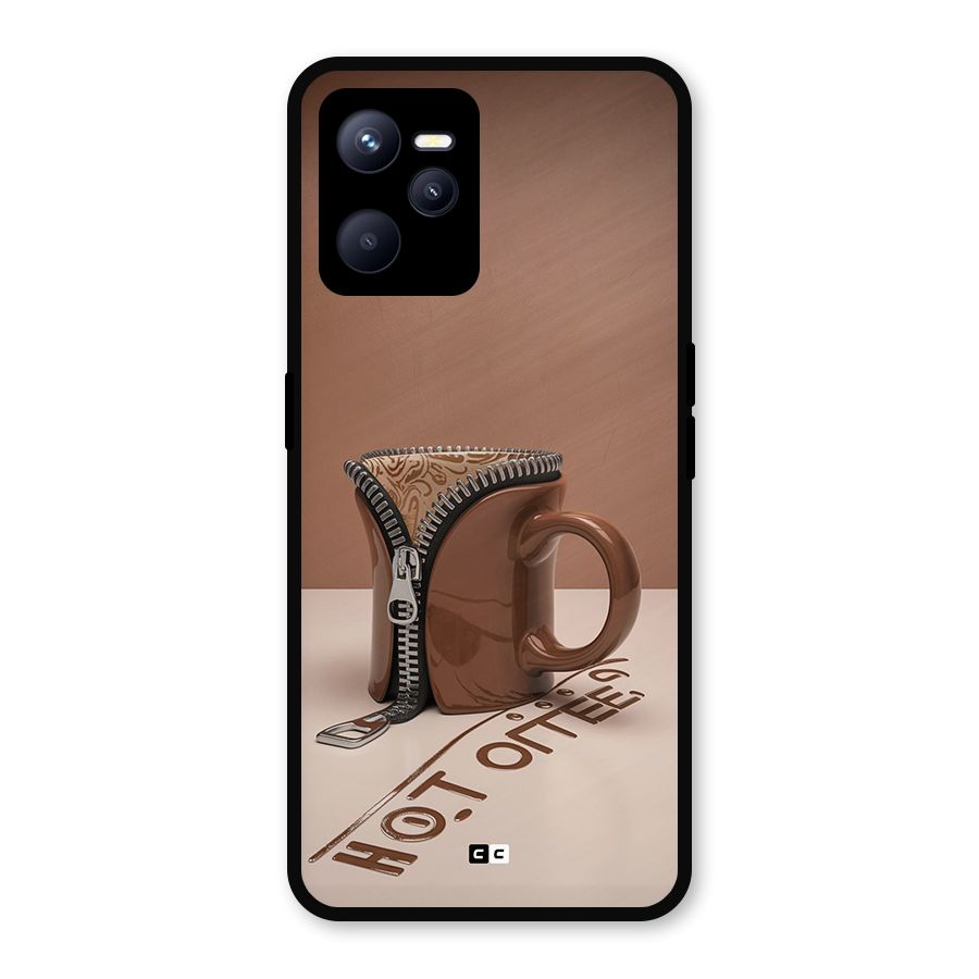 Hot Coffee Metal Back Case for Realme C35