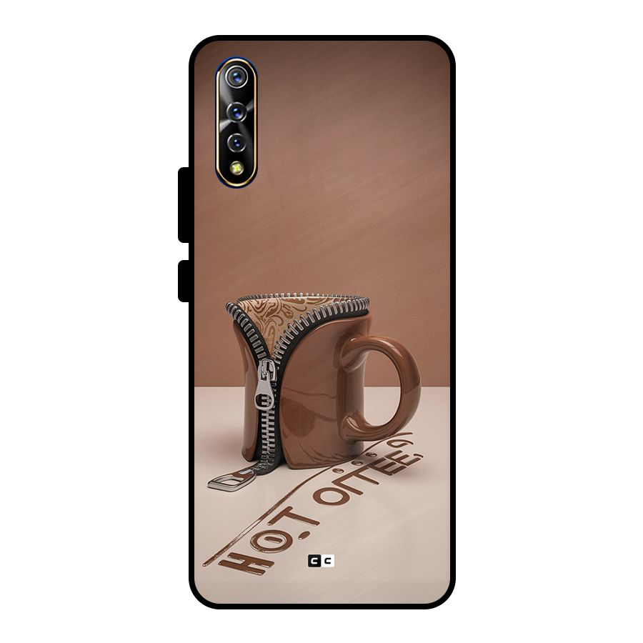 Hot Coffee Metal Back Case for Vivo S1