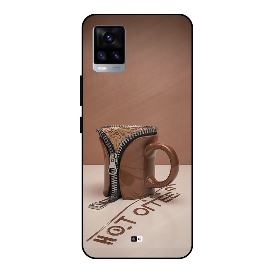 Hot Coffee Metal Back Case for Vivo V20