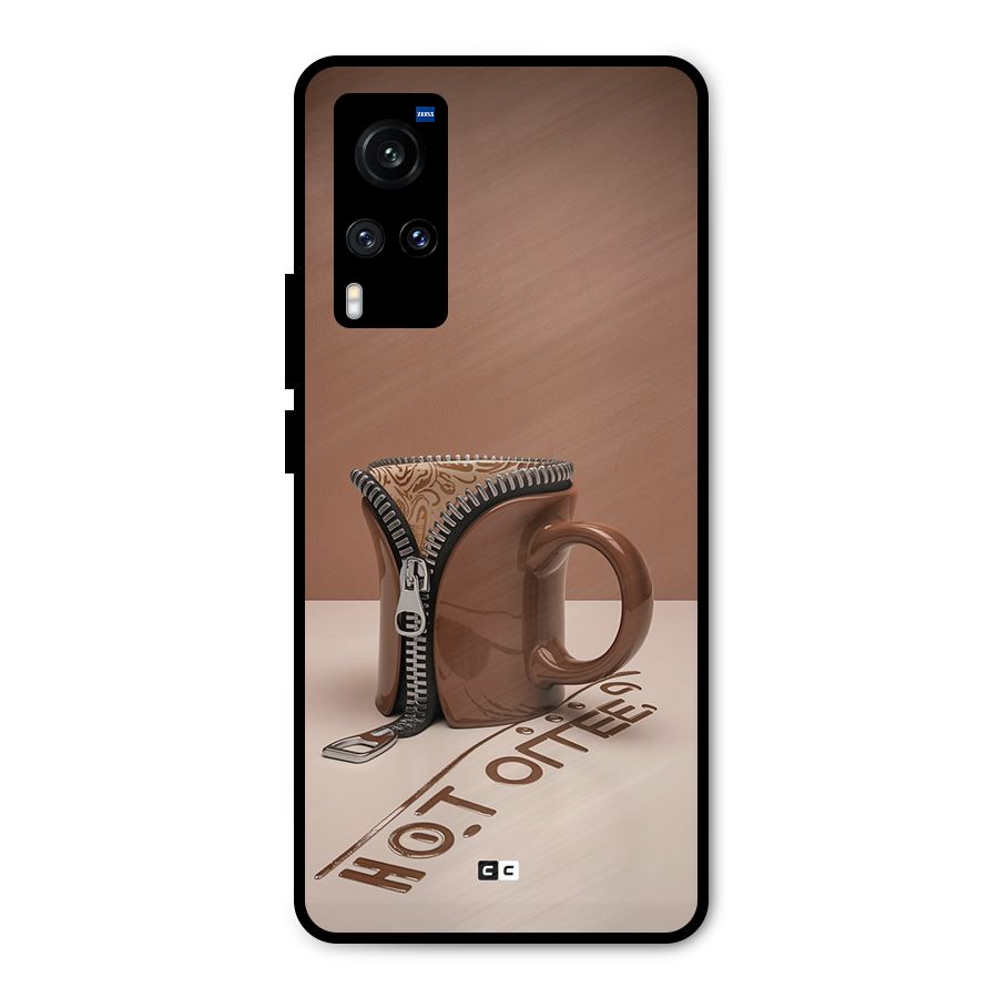 Hot Coffee Metal Back Case for Vivo X60