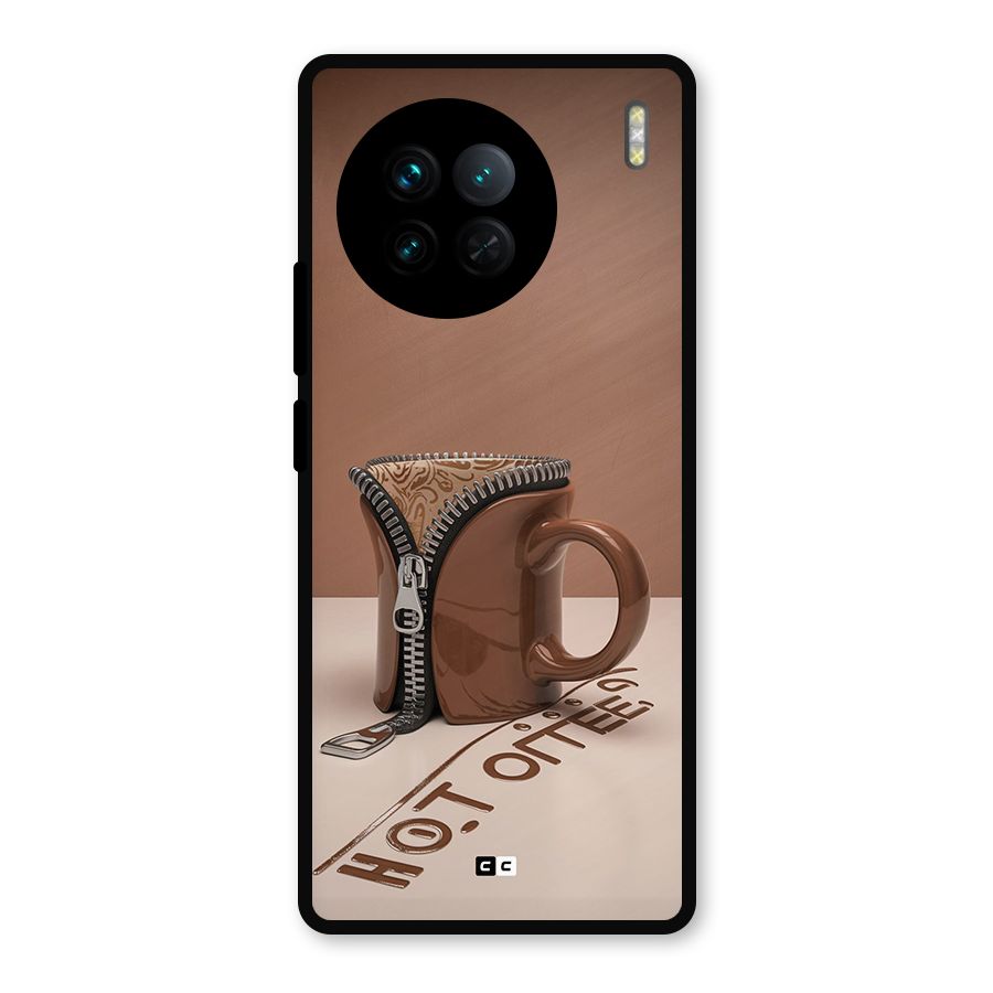 Hot Coffee Metal Back Case for Vivo X90