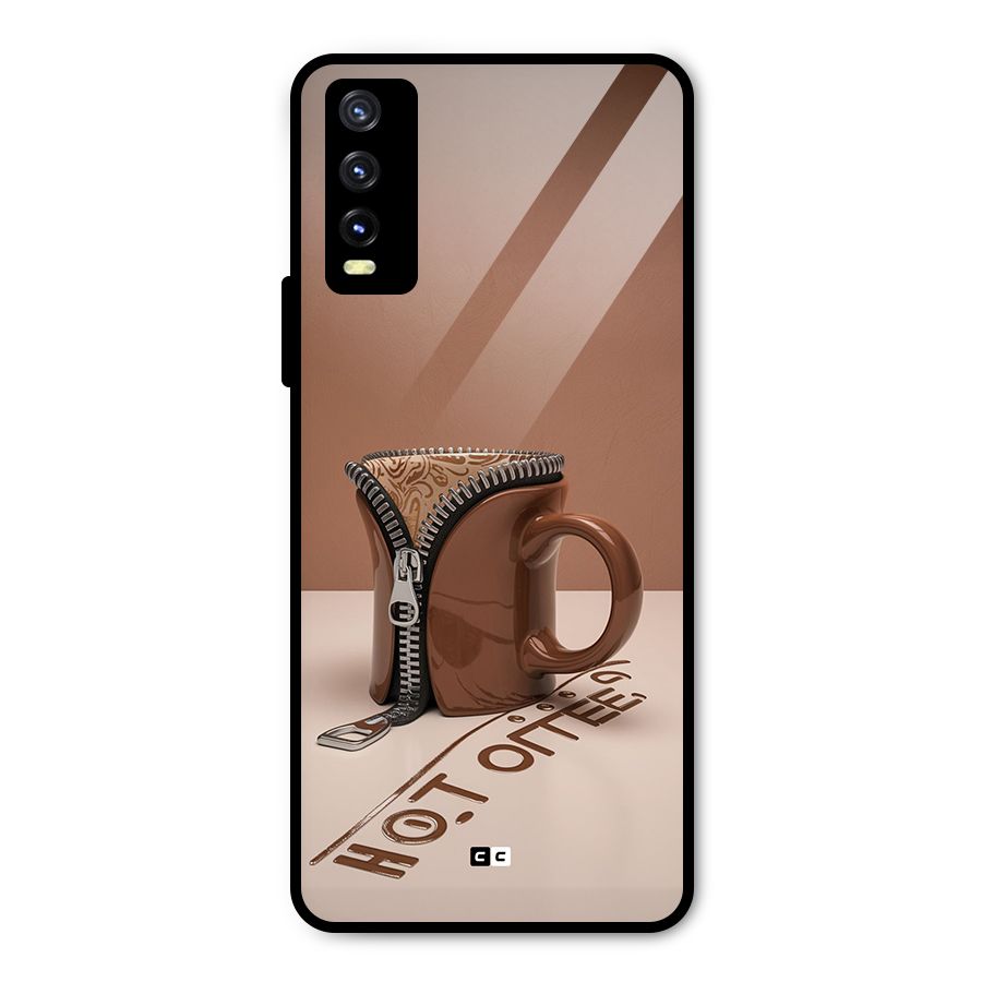 Hot Coffee Metal Back Case for Vivo Y20
