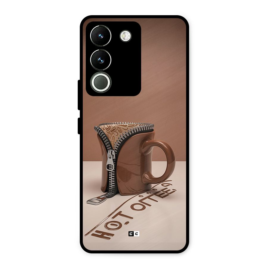 Hot Coffee Metal Back Case for Vivo Y200