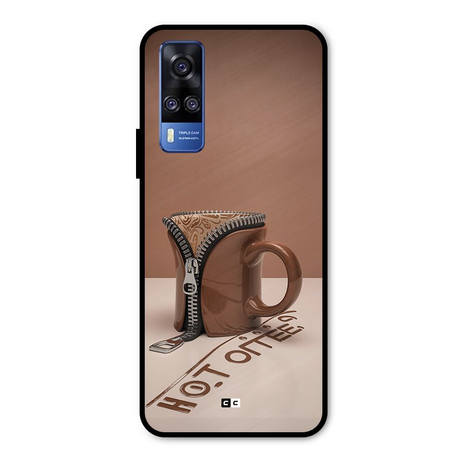 Hot Coffee Metal Back Case for Vivo Y31