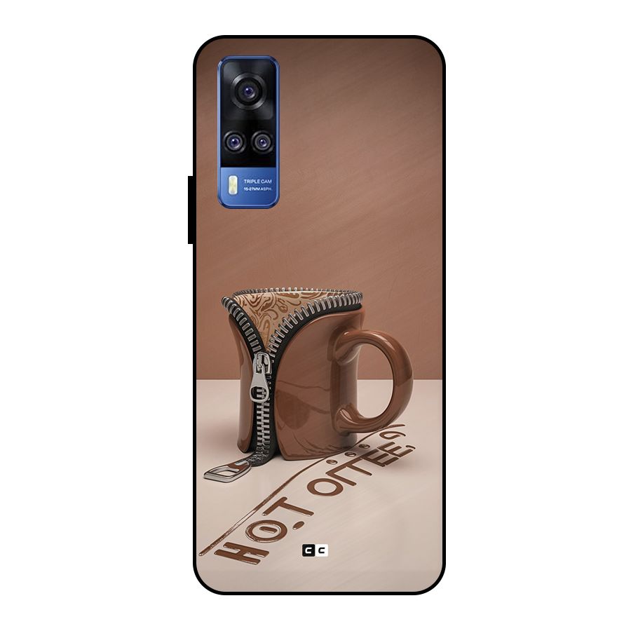 Hot Coffee Metal Back Case for Vivo Y51
