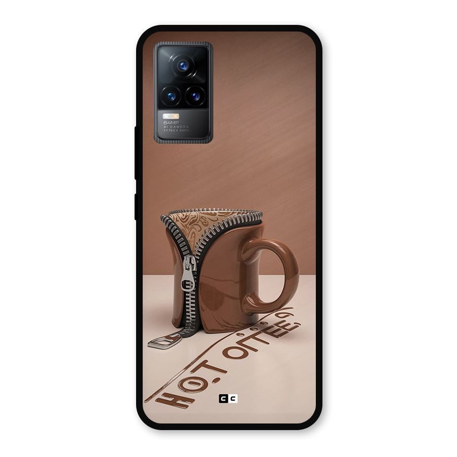 Hot Coffee Metal Back Case for Vivo Y73