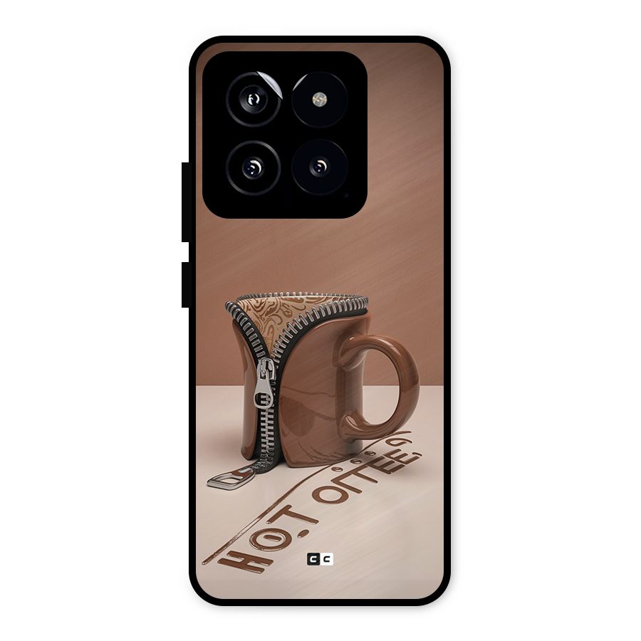Hot Coffee Metal Back Case for Xiaomi 14