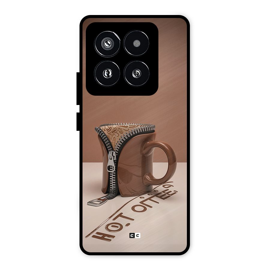 Hot Coffee Metal Back Case for Xiaomi 14 Pro