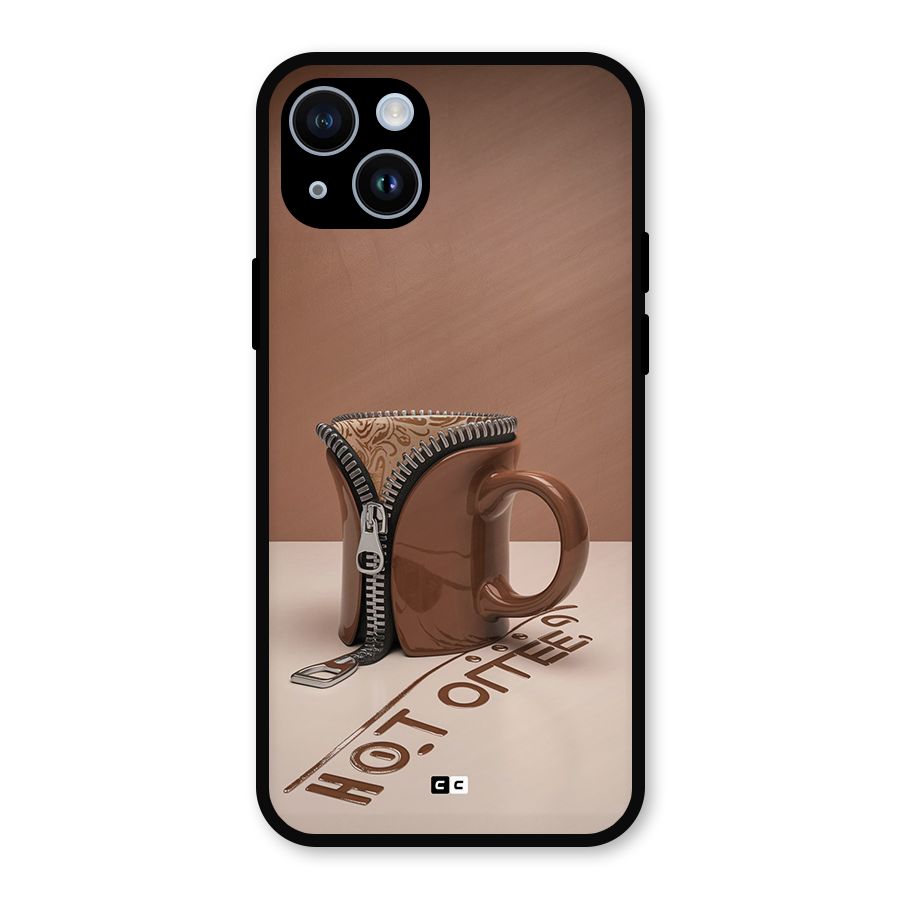 Hot Coffee Metal Back Case for iPhone 14
