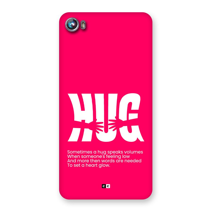 Hug Speaks Back Case for Canvas Fire 4 (A107)