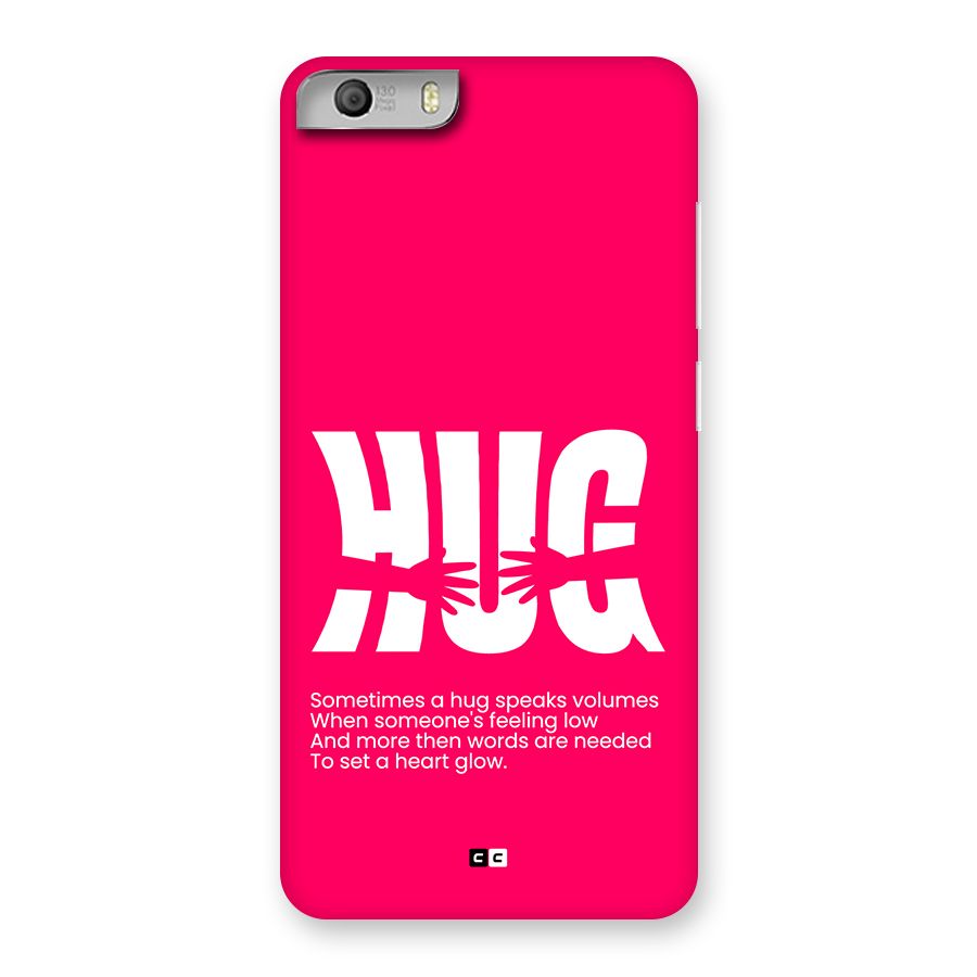 Hug Speaks Back Case for Canvas Knight 2