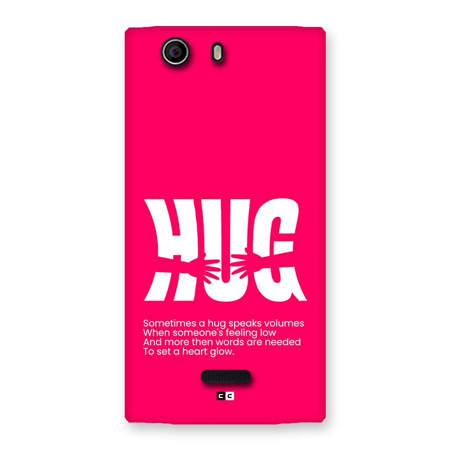 Hug Speaks Back Case for Canvas Nitro 2 E311