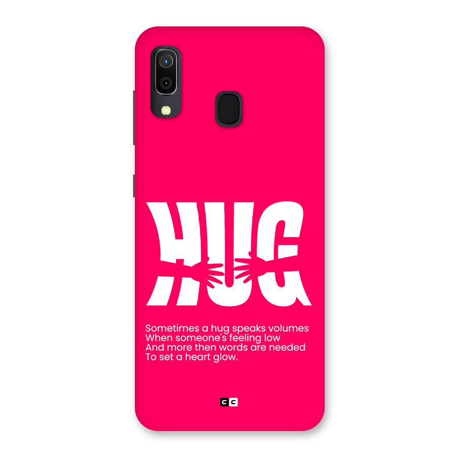 Hug Speaks Back Case for Galaxy A30