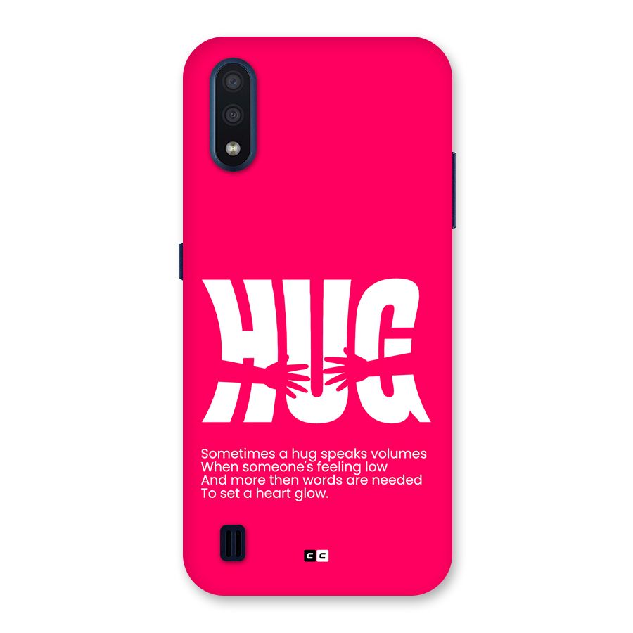 Hug Speaks Back Case for Galaxy M01