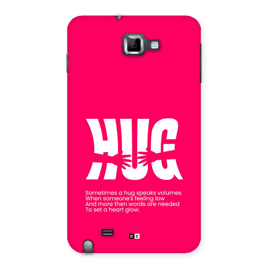 Hug Speaks Back Case for Galaxy Note