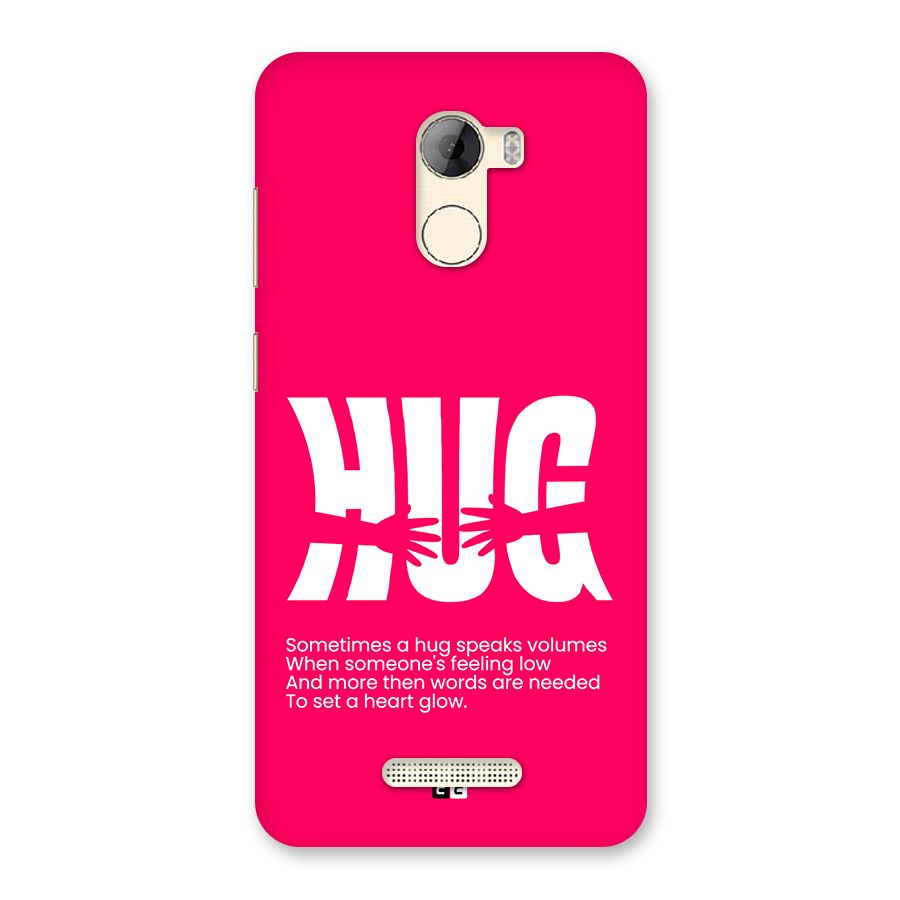 Hug Speaks Back Case for Gionee A1 LIte