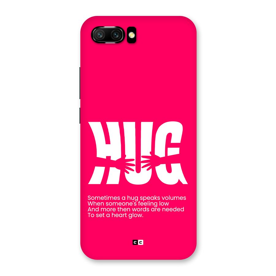 Hug Speaks Back Case for Honor 10
