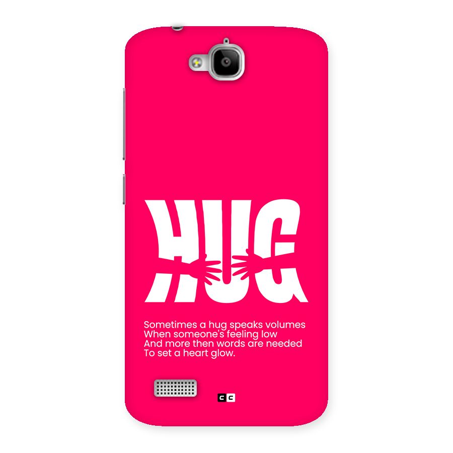 Hug Speaks Back Case for Honor Holly