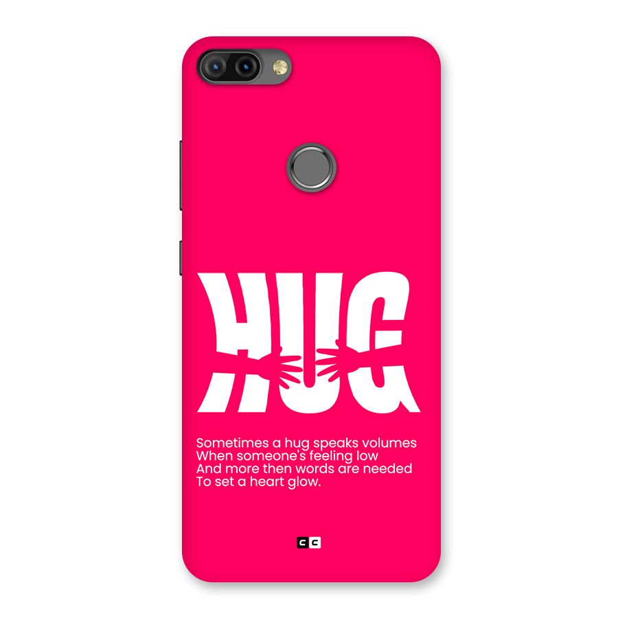Hug Speaks Back Case for Infinix Hot 6 Pro