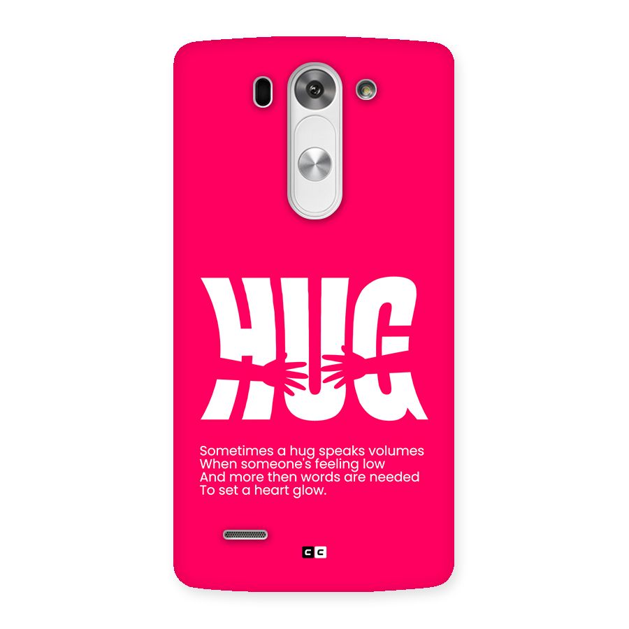 Hug Speaks Back Case for LG G3 Beat