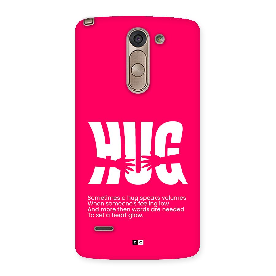 Hug Speaks Back Case for LG G3 Stylus