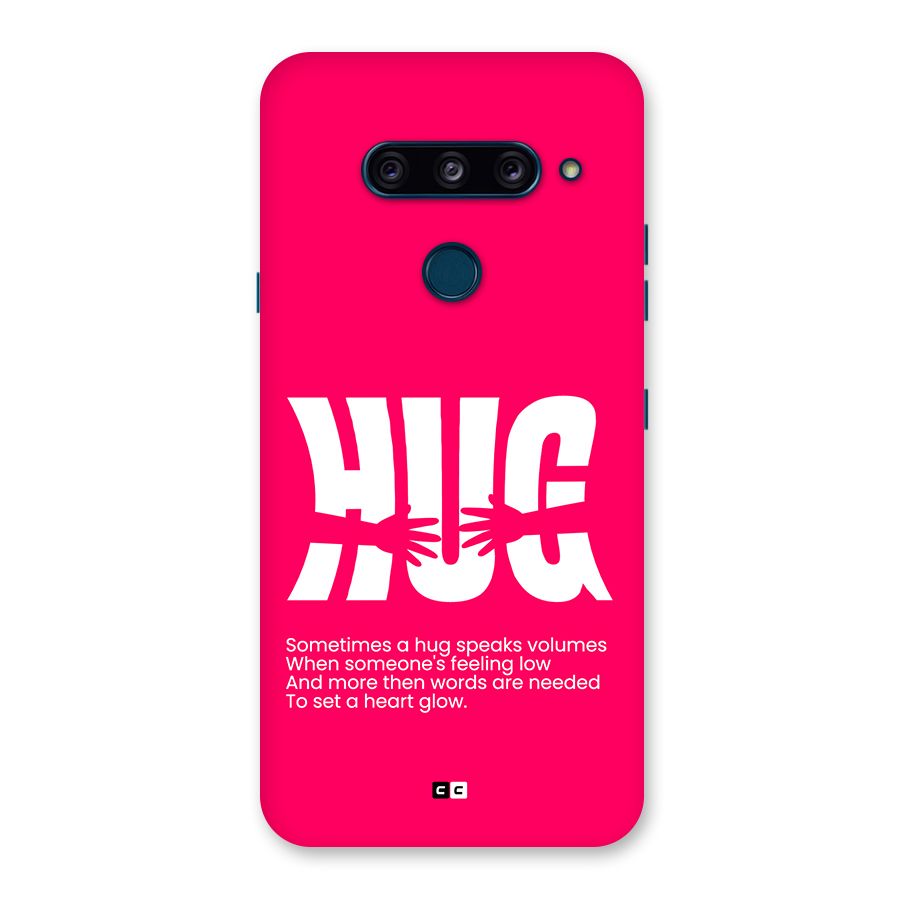 Hug Speaks Back Case for LG  V40 ThinQ