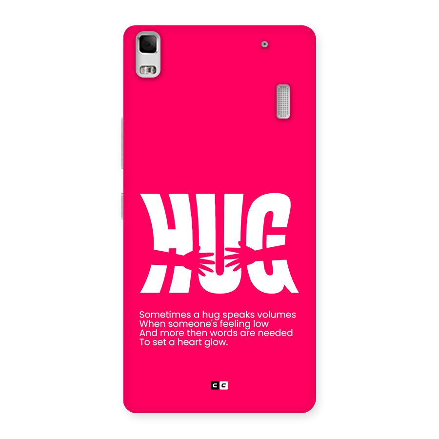 Hug Speaks Back Case for Lenovo K3 Note