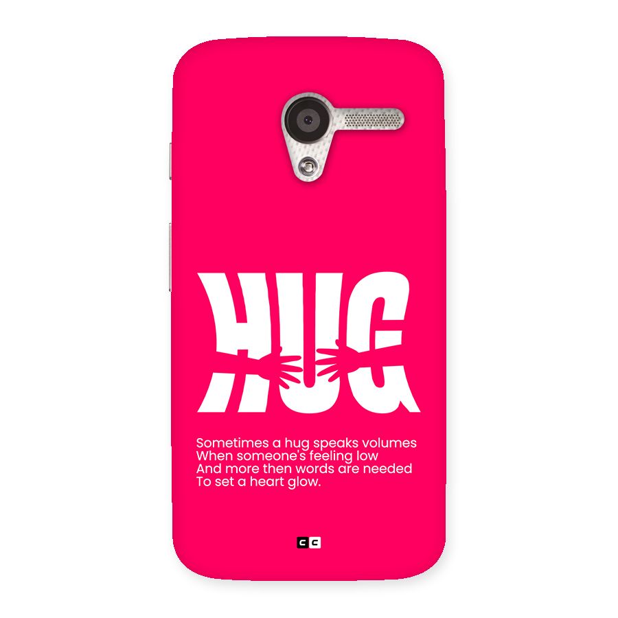 Hug Speaks Back Case for Moto X