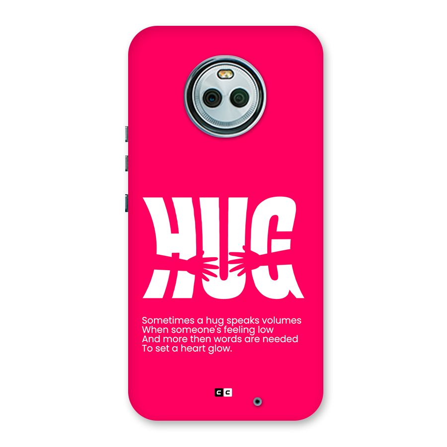 Hug Speaks Back Case for Moto X4