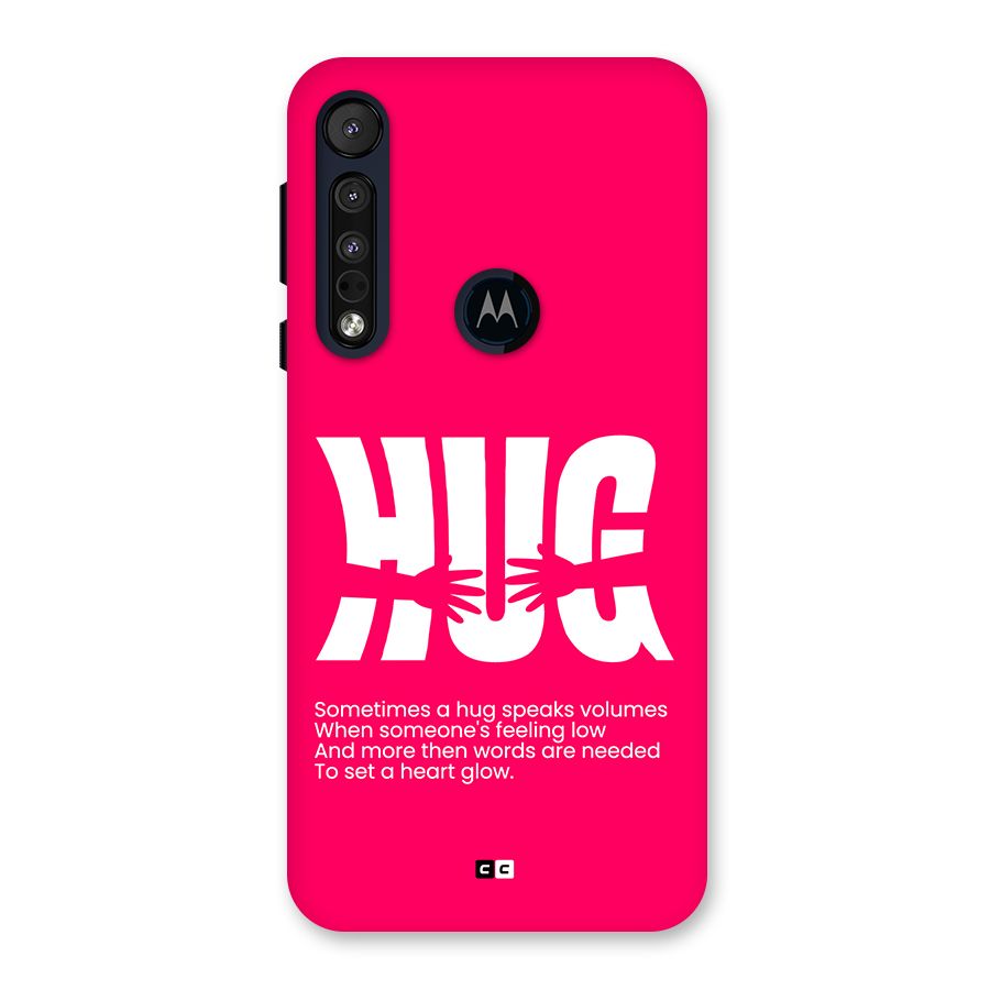 Hug Speaks Back Case for Motorola One Macro