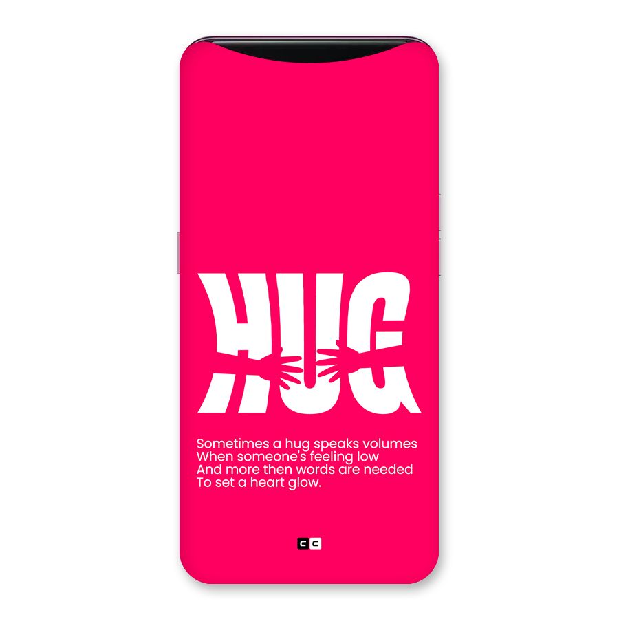 Hug Speaks Back Case for Oppo Find X