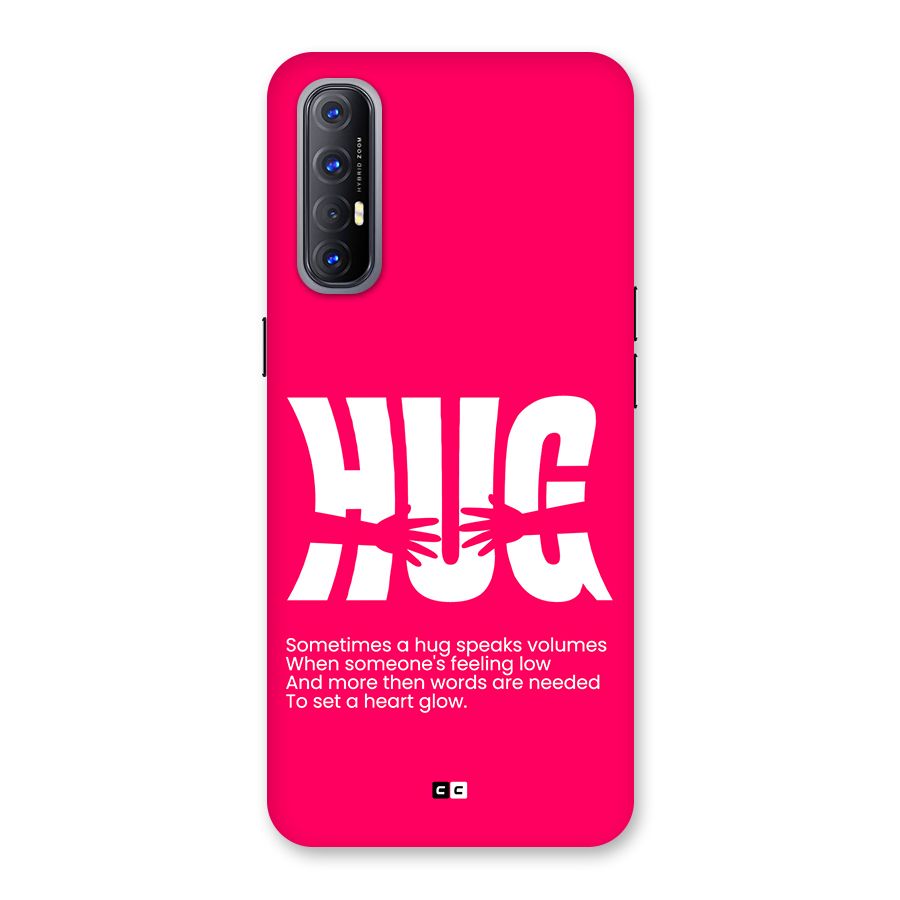 Hug Speaks Back Case for Oppo Reno3 Pro