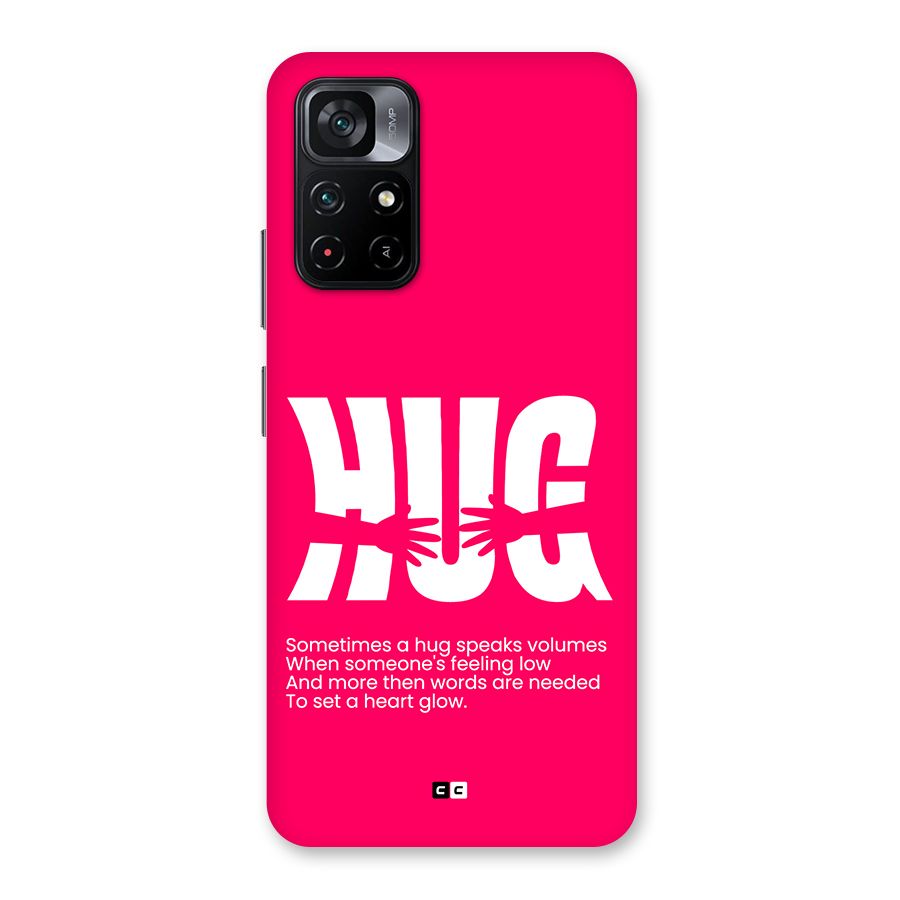 Hug Speaks Back Case for Poco M4 Pro 5G