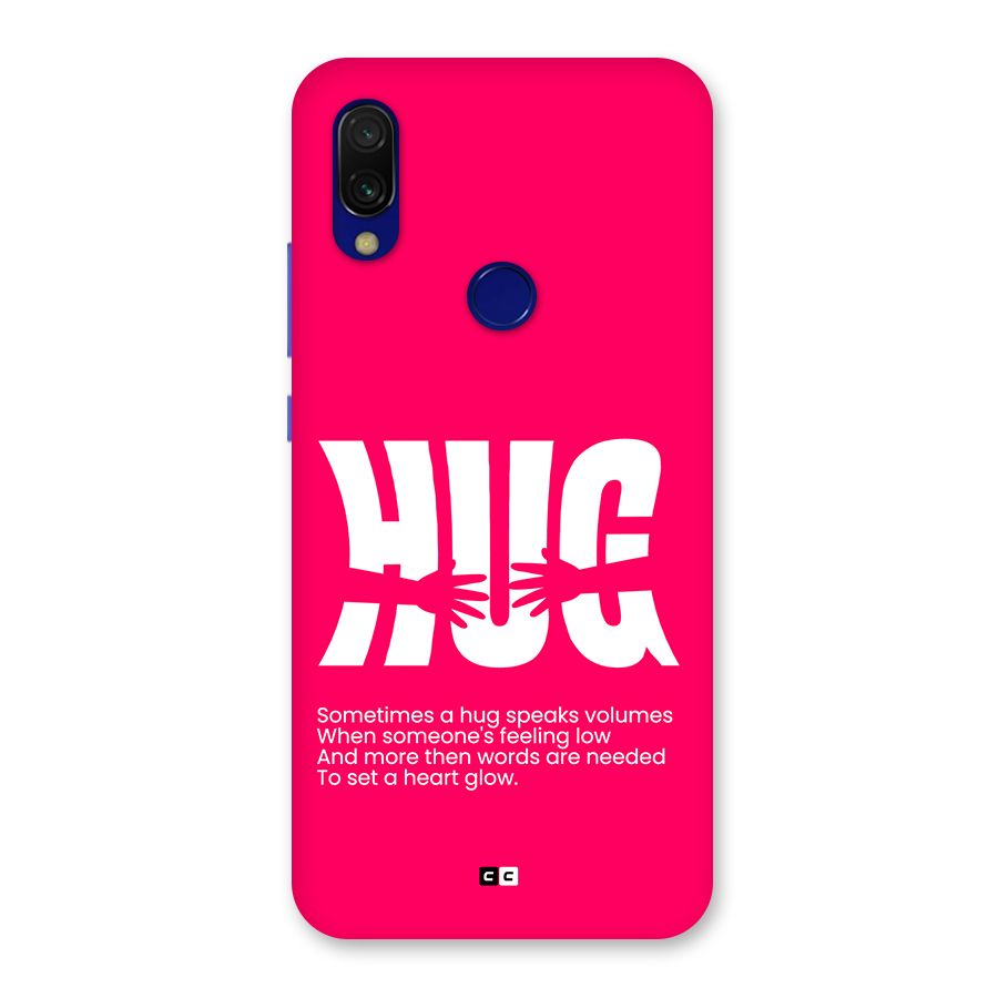 Hug Speaks Back Case for Redmi 7