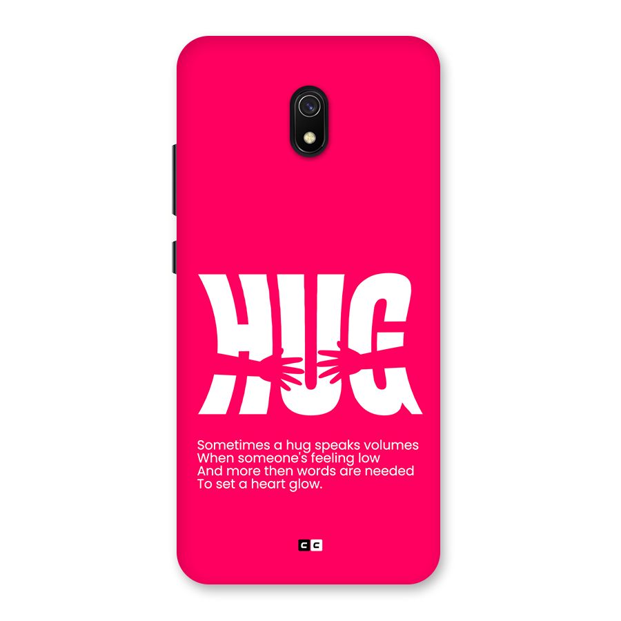 Hug Speaks Back Case for Redmi 8A