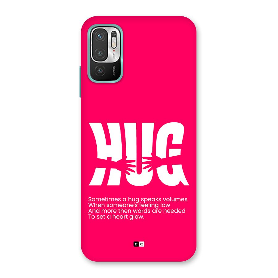 Hug Speaks Back Case for Redmi Note 10T 5G