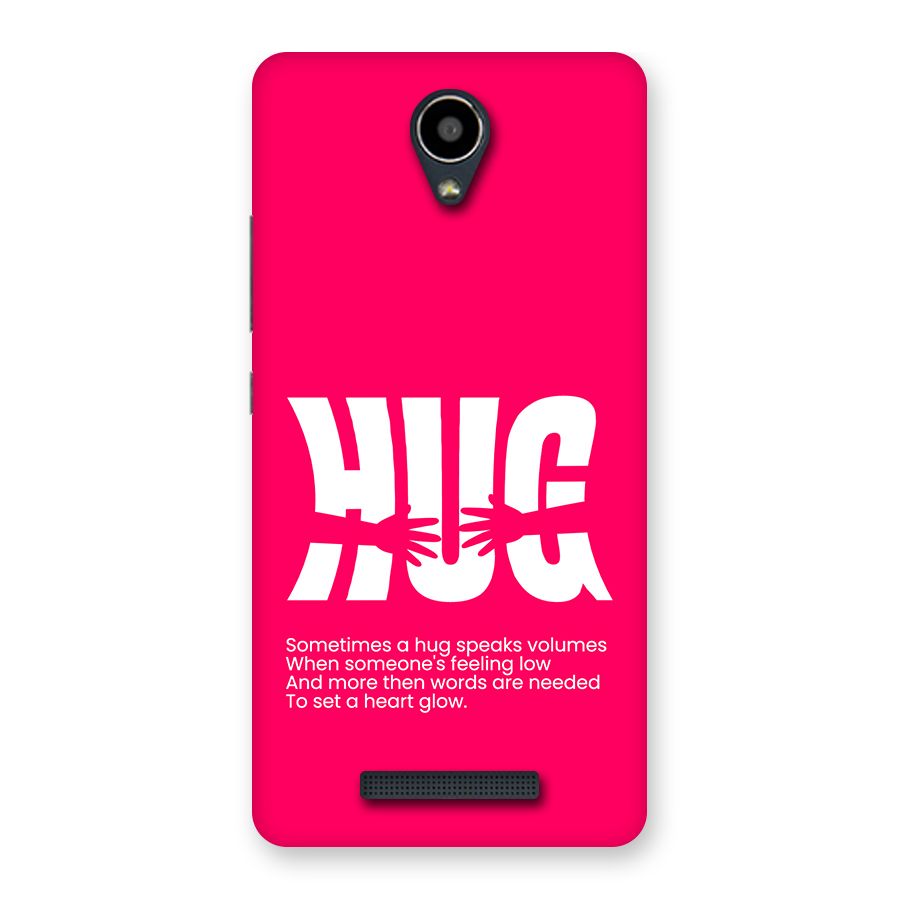 Hug Speaks Back Case for Redmi Note 2
