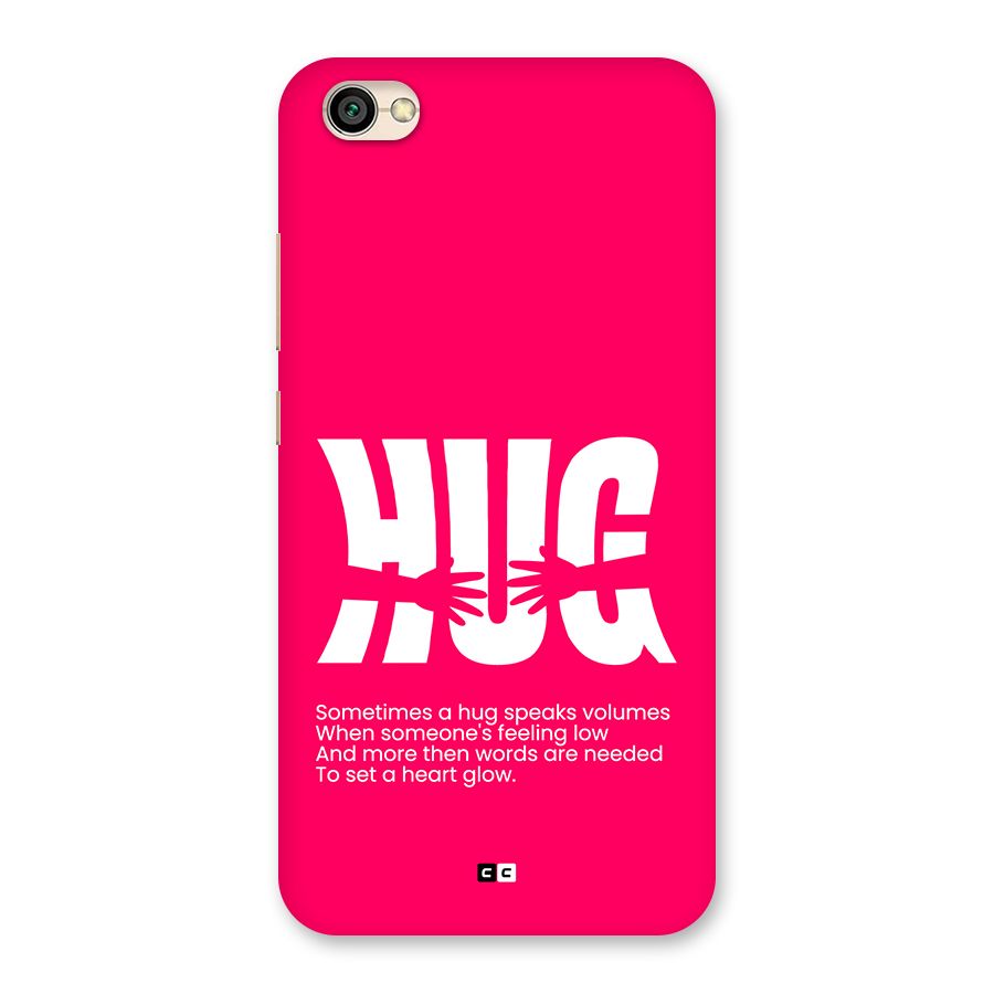 Hug Speaks Back Case for Redmi Y1 Lite