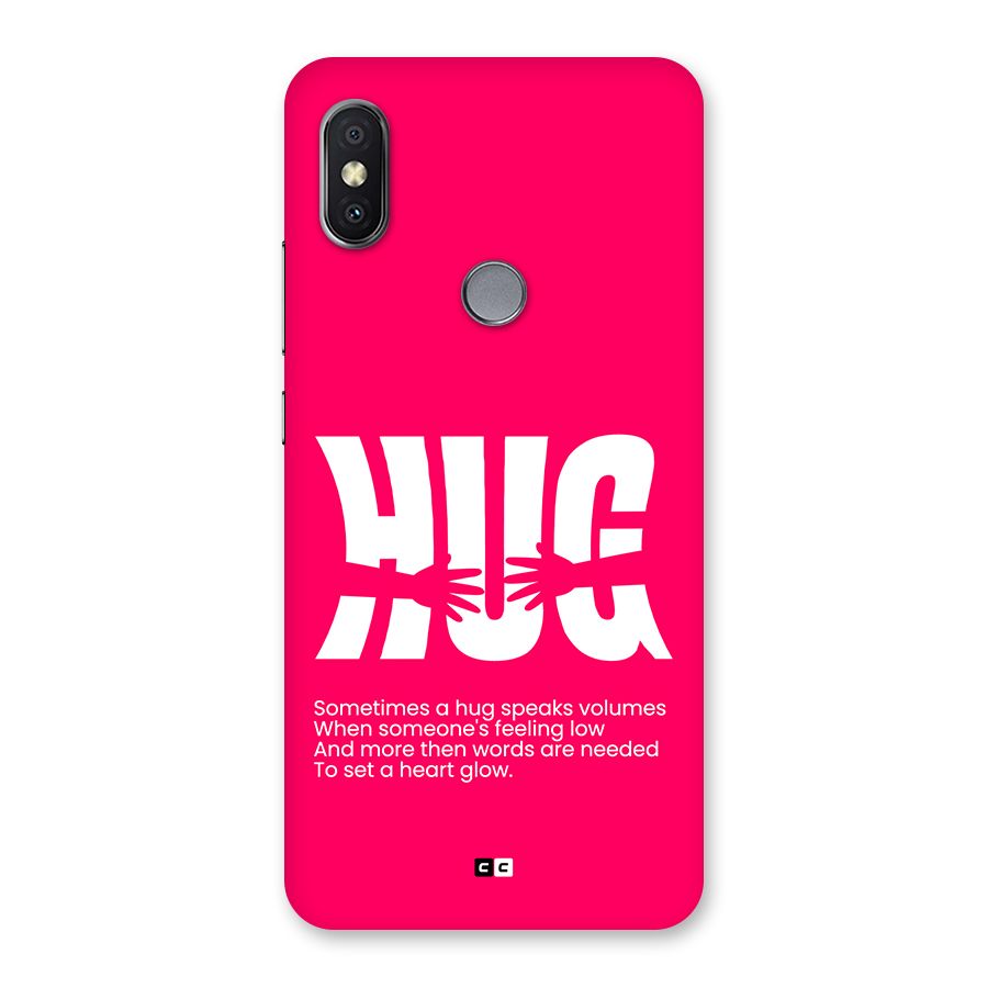 Hug Speaks Back Case for Redmi Y2
