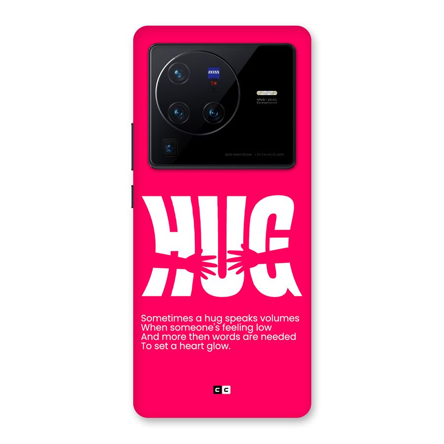Hug Speaks Back Case for Vivo X80 Pro
