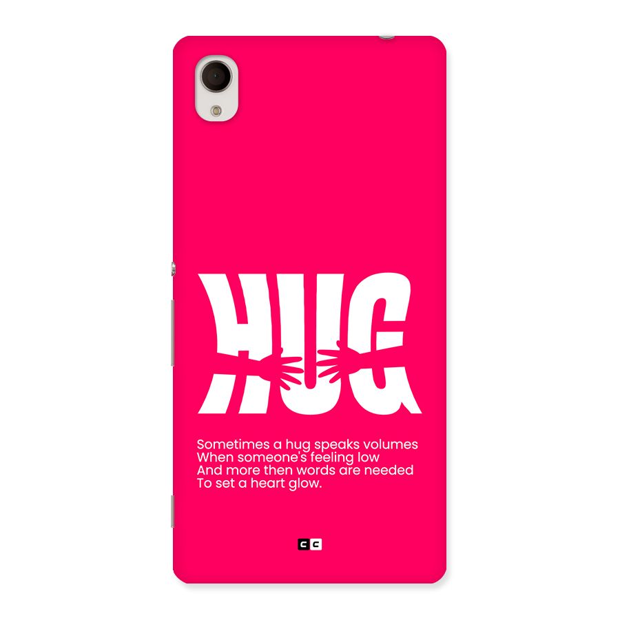 Hug Speaks Back Case for Xperia M4