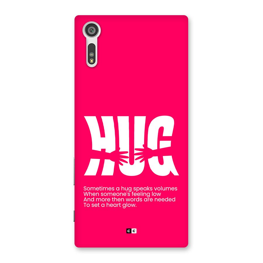 Hug Speaks Back Case for Xperia XZ