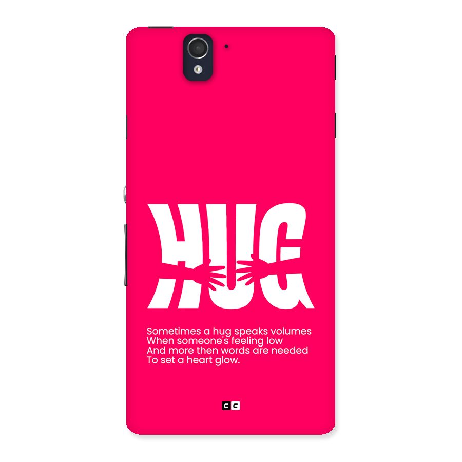 Hug Speaks Back Case for Xperia Z