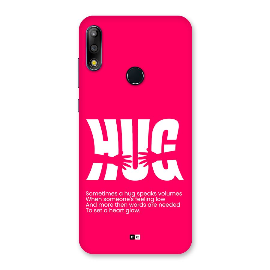 Hug Speaks Back Case for Zenfone Max Pro M2