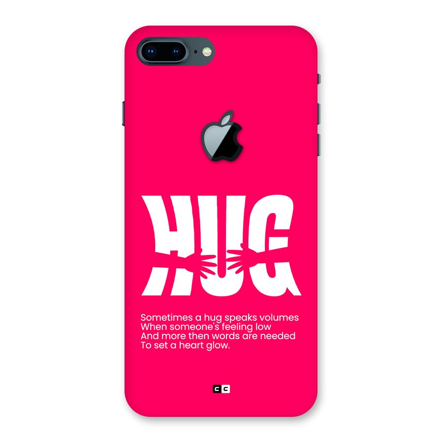 Hug Speaks Back Case for iPhone 7 Plus Apple Cut