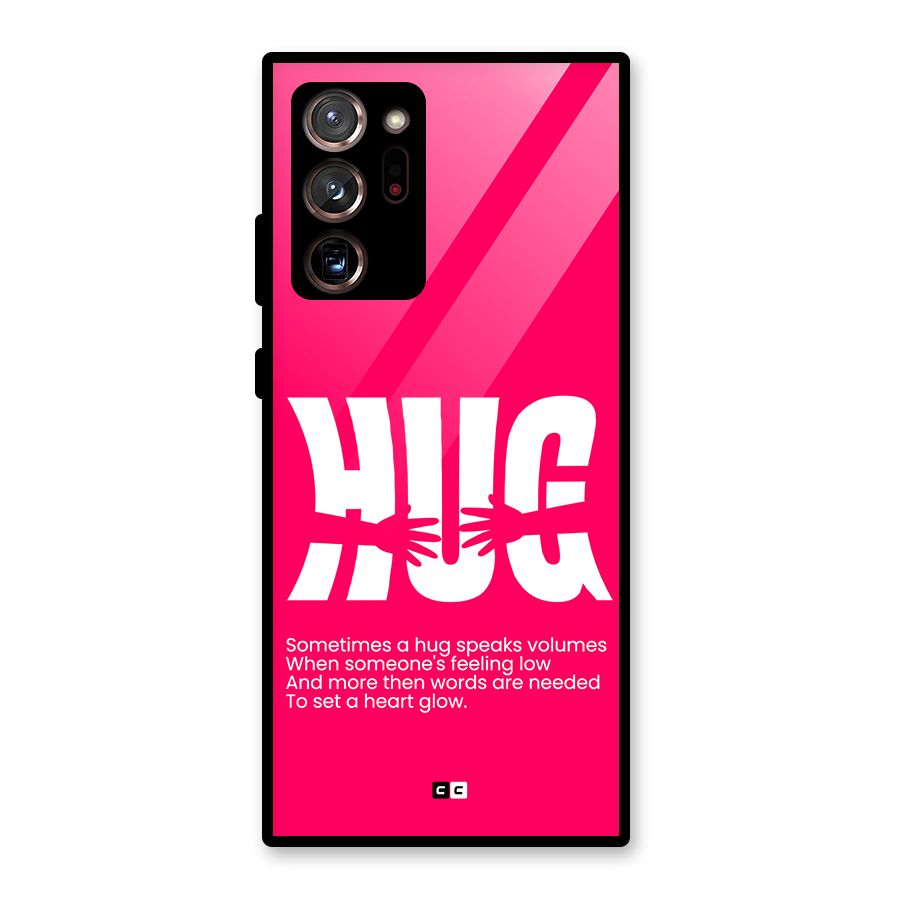 Hug Speaks Glass Back Case for Galaxy Note 20 Ultra 5G