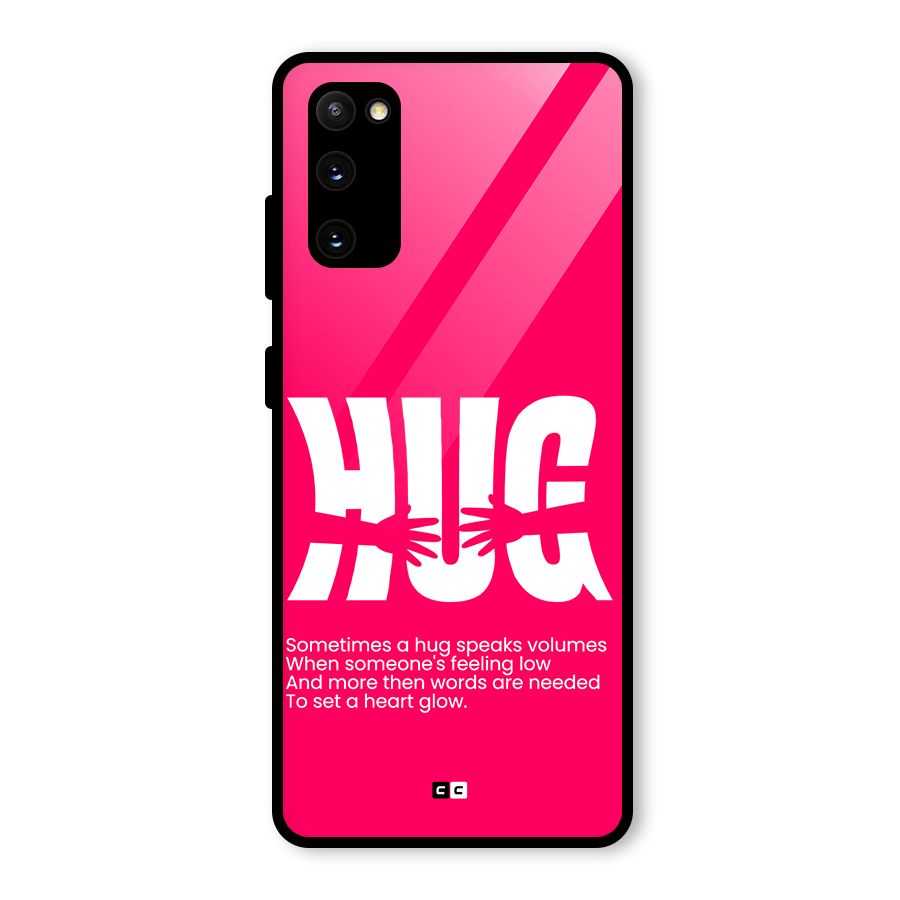 Hug Speaks Glass Back Case for Galaxy S20 FE